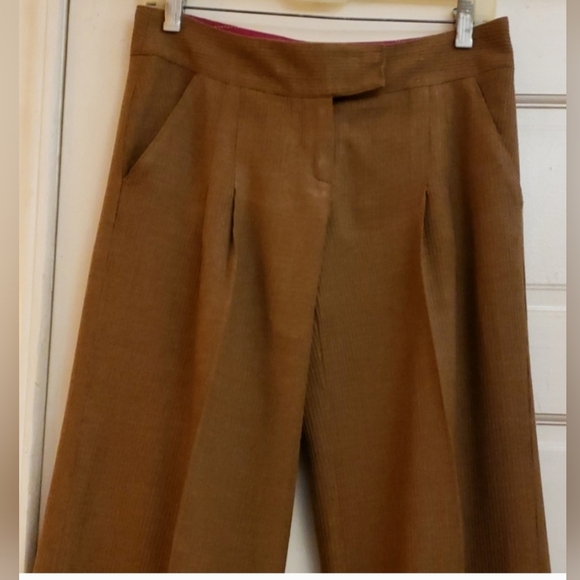 Diane von Furstenberg Tan Pants Size 2 - Picture 2 of 14